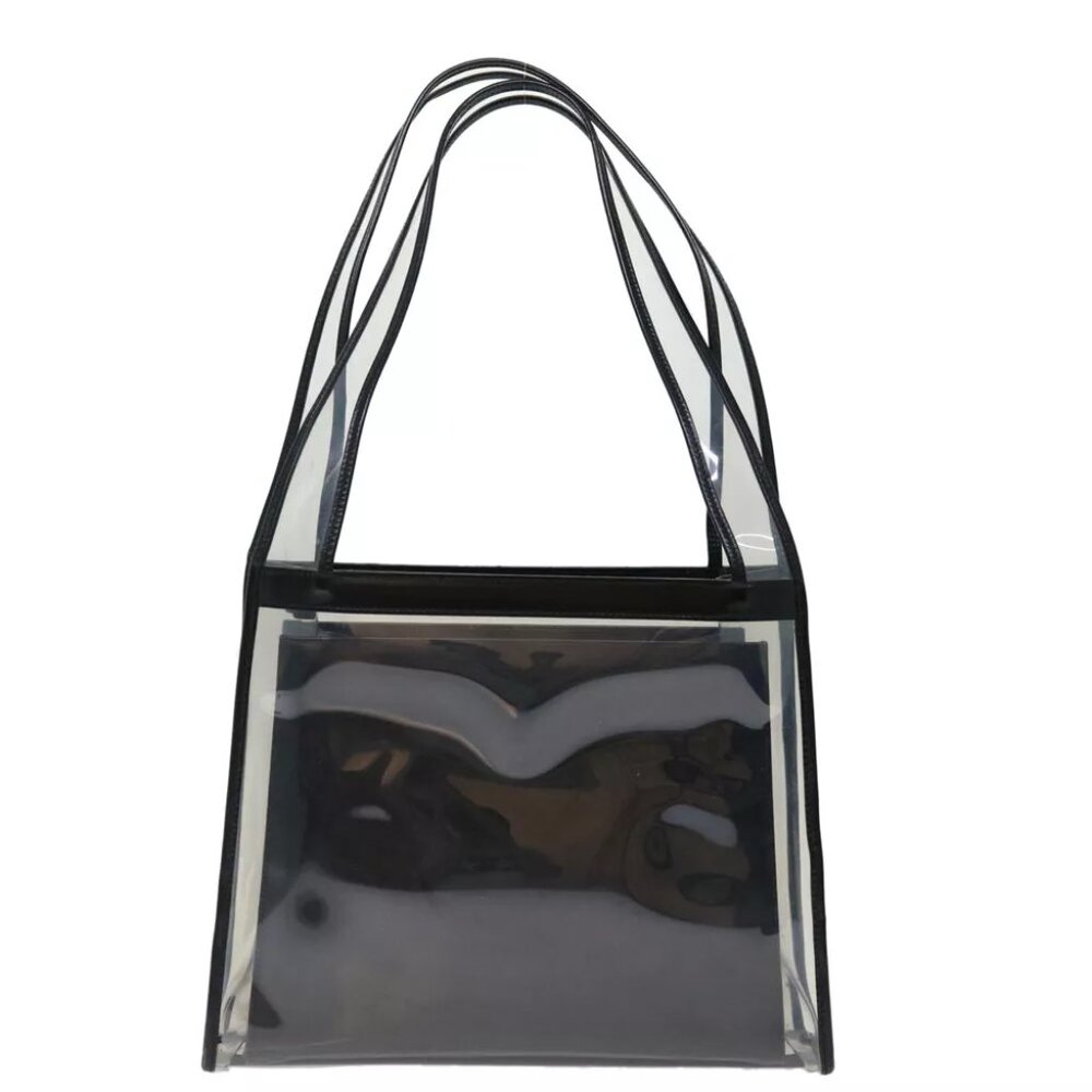 GUCCI Tote Bag Vinyl Black - Picture 6 of 7